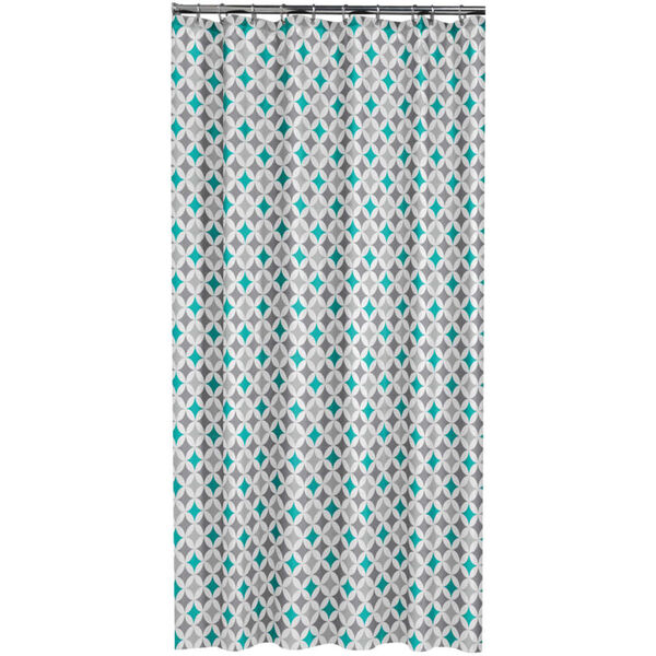 Sealskin Rideau de douche Diamonds 180 cm Aqua