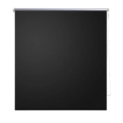 Store enrouleur occultant noir 40 x 100 cm