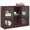 vidaXL Buffet ch&ecirc;ne marron 102x37x75,5 cm bois d'ing&eacute;nierie