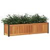 vidaXL Jardini&egrave;re 110x30x27,5 cm bois massif d'acacia et acier