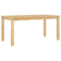 vidaXL Table à manger Corona 160x80x75 cm bois massif de pin
