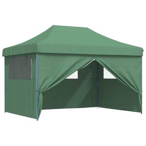 vidaXL Tente de f&ecirc;te Vert 279 x 410 x 315 cm Tissu Oxford