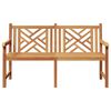vidaXL banc Marron 150 x 60 x 90 cm Bois de teck massif