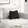 vidaXL Coussin de Dos Noir 45 x 20 x 35 cm tissu