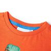 T-shirt pour enfants orange fonc&eacute; 128