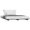 vidaXL Cadre de lit sans matelas noir 135x190 cm bois de pin massif