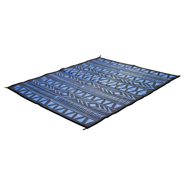 Bo-Camp Tapis d'ext&eacute;rieur Chill mat Oxomo 2,7x2 m L bleu