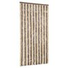 vidaXL Rideau anti-mouches marron fonc&eacute; et beige 90x200 cm chenille