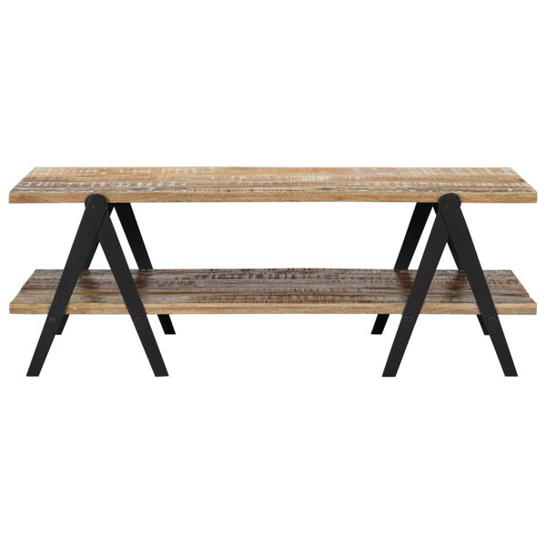 vidaXL Table basse 115x60x40 cm Bois de récupération massif