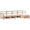 vidaXL Salon de jardin 5 pcs bois de pin massif
