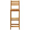 vidaXL Ensemble de bar de jardin 5 pcs Bois d'acacia solide