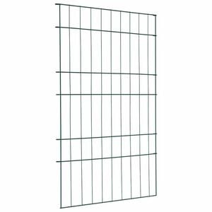 vidaXL Ensemble de cl&ocirc;ture de jardin 8 pc 50 x 80 cm Acier Vert
