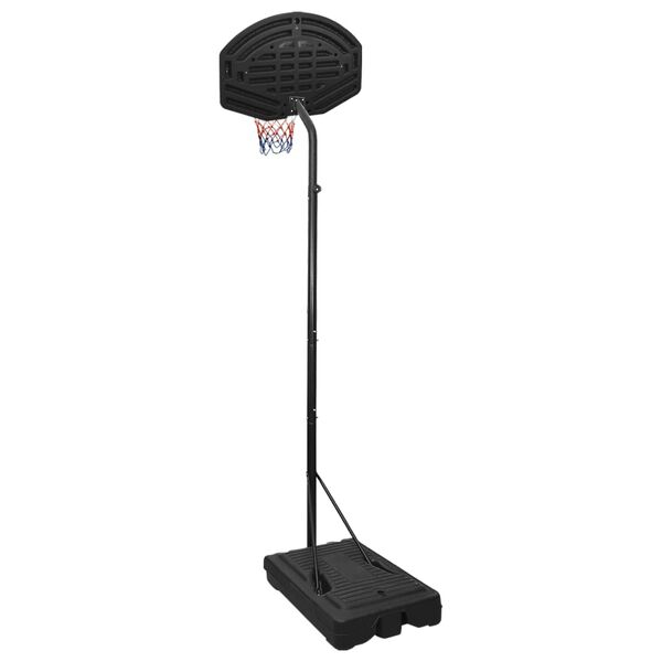 vidaXL Support de basket-ball Noir 282-352 cm Polyéthylène