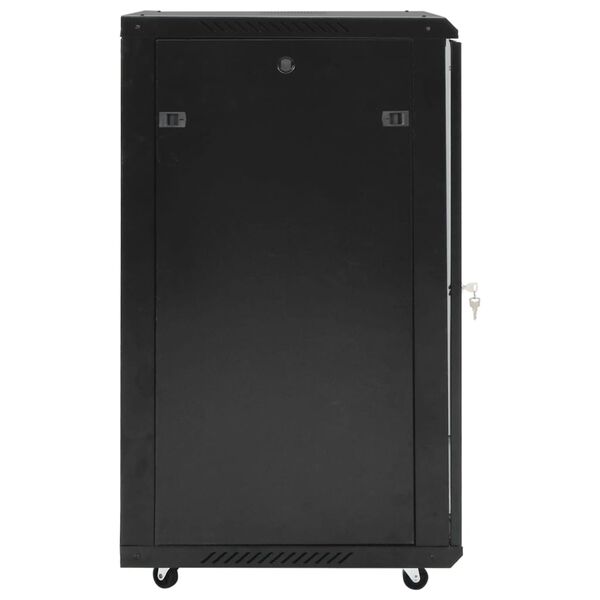 vidaXL Coffret de réseau à pieds pivotants 18U 19" IP20 60x60x100 cm