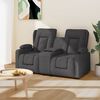 vidaXL Fauteuil de massage inclinable avec porte-gobelets 2 places