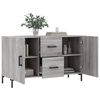 vidaXL Buffet sonoma gris 100x36x60 cm bois d'ing&eacute;nierie
