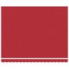 vidaXL Auvent R&eacute;tractable Rouge 400 &times; 300 cm tissu