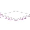 vidaXL Dessus de table carré Marron foncé60x60x1,5cm Bois chêne traité