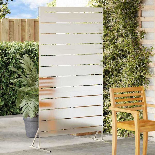 vidaXL Écran de confidentialité Gris 100 x 50 x 180 cm Acier