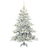 vidaXL Sapin de No&euml;l Artificiel &agrave; Branches Articul&eacute;es Blanc 150 cm