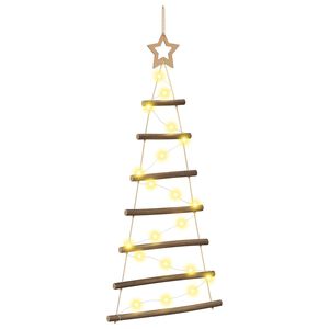 vidaXL Arbre de No&euml;l suspendu 90 cm 30 LED Blanc chaud