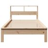 vidaXL Lit biblioth&egrave;que sans matelas 90x190 cm bois de pin massif