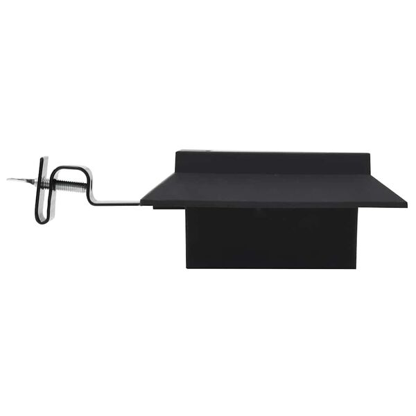 vidaXL Lampes solaires &agrave; LED carr&eacute;es d'ext&eacute;rieur 12 pcs 12 cm Noir
