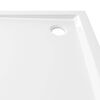 vidaXL Receveur de douche carré ABS Blanc 80x80 cm