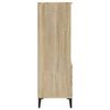 vidaXL Buffet haut Ch&ecirc;ne sonoma 40x36x110 cm Bois d'ing&eacute;nierie