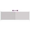 vidaXL Auvent lat&eacute;ral r&eacute;tractable de patio 180x600 cm Gris