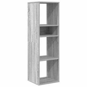 vidaXL Biblioth&egrave;que sonoma gris 34x31x112 cm bois d'ing&eacute;nierie