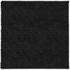 vidaXL Tapis shaggy PAMPLONA poils longs moderne noir 200x200 cm