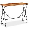 vidaXL Table console Bois massif de Sesham 100 x 40 x 75 cm