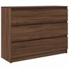 vidaXL Buffet ch&ecirc;ne marron 100x35x76 cm bois d'ing&eacute;nierie