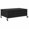 vidaXL Table basse Ch&ecirc;ne noir 91 x 55 x 32 cm Bois d'ing&eacute;nierie