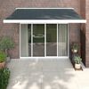 vidaXL Auvent r&eacute;tractable anthracite 3x2,5 m tissu et aluminium