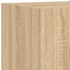 vidaXL Unités murales TV avec LED 6 pcs chêne sonoma bois d'ingénierie