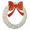vidaXL Couronne 150 LED Blanc chaud 121 x 121 x 10 cm Rotin