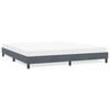 vidaXL Cadre de lit sans matelas gris fonc&eacute; 180x210 cm velours