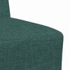 vidaXL Unit&eacute; de Sofa Modulaire Sans Accoudoirs 2 pcs Vert fonc&eacute;