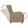 vidaXL Fauteuil de massage Cappuccino Similicuir
