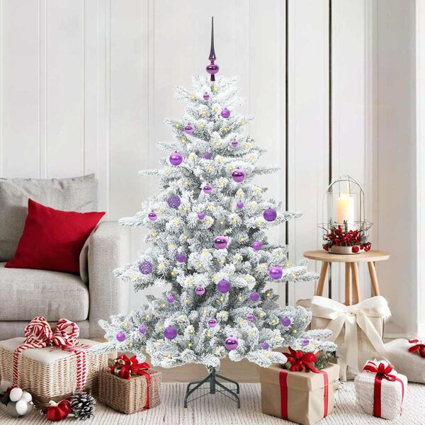 vidaXL Sapin de No&euml;l Artificiel &agrave; Branches Articul&eacute;es Blanc 150 cm