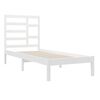 vidaXL Cadre de lit sans matelas blanc bois massif 90x190 cm