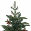 vidaXL Sapin de No&euml;l artificiel Vert 120 cm PVC, m&eacute;tal et plastique