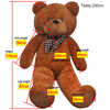 vidaXL Ours en peluche Marron 170 cm