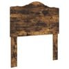 vidaXL Cadre de lit Chêne fumé 75 x 190 cm Bois d'ingénierie