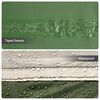 vidaXL Tente familiale avec toit Vert et blanc 315 x 286 x 200 cm
