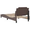 vidaXL Cadre de lit sans matelas Zadar marron 90x190 cm similicuir