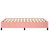 vidaXL Cadre de lit sans matelas rose 120x190 cm velours