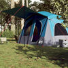 vidaXL Tente de camping de cabine 5 personnes bleu imperm&eacute;able